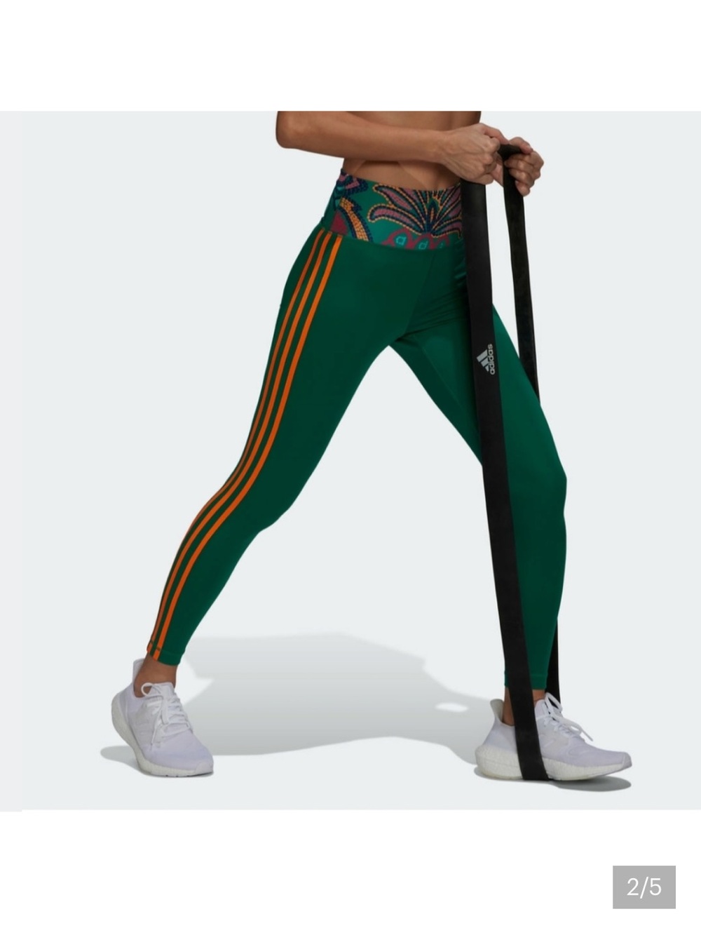 NWOT FARM Rio Leggings Adidas Womens - Picture 2 of 4